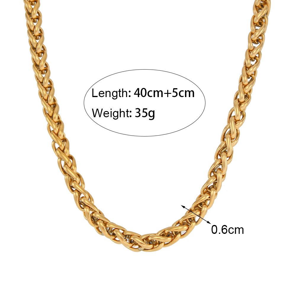 019a261e 994d 41e3 b78a 8843a385a6b5 Stainless Steel Special Interest Light Luxury Gold-plated Necklace