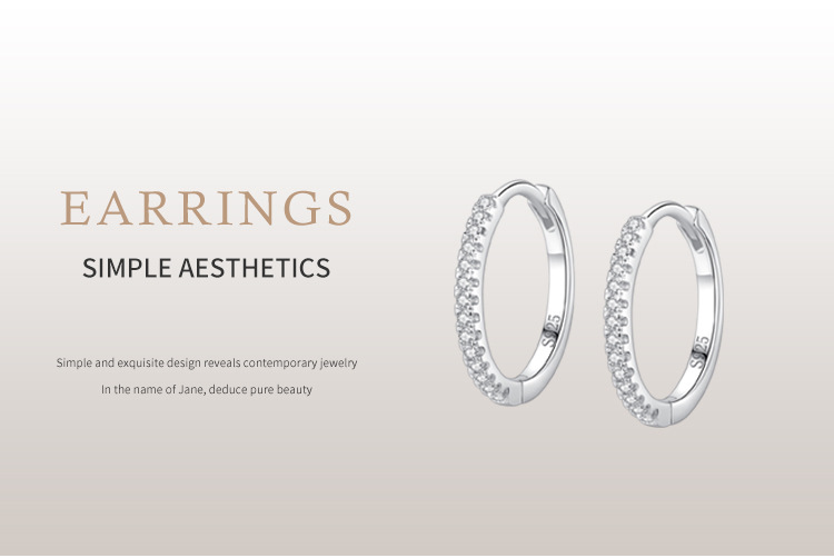 0228f571 eb74 4d97 9c79 9d9b63ee34e5 S925 Sterling Silver Micro Diamond Earrings