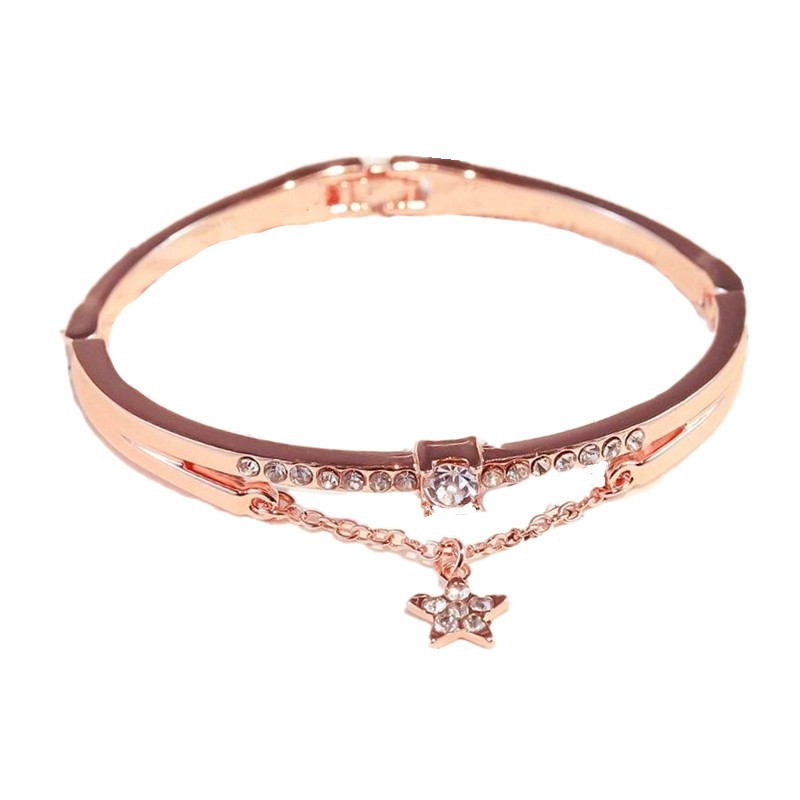 05a669a9 a384 42b1 9f29 84be418aac99 Rose Gold Schoolgirl Star Bracelet