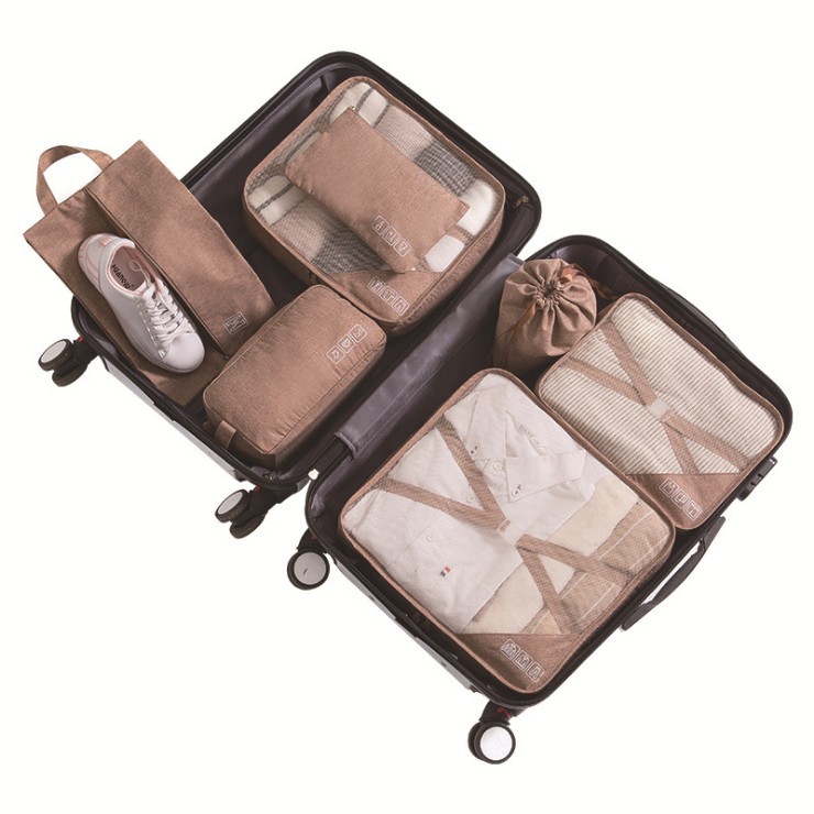 Juego de 6 bolsas organizadoras de equipaje de viaje para almacenamien –  The Nomad Way