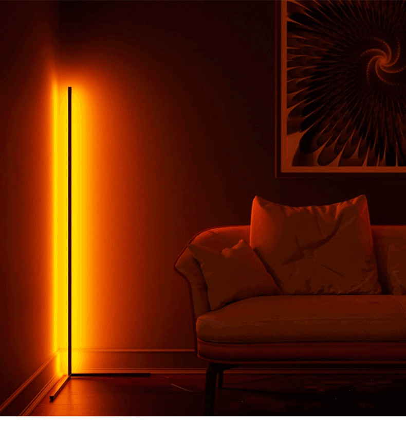 Nordic RGB Corner Floor Lamp Modern Simple