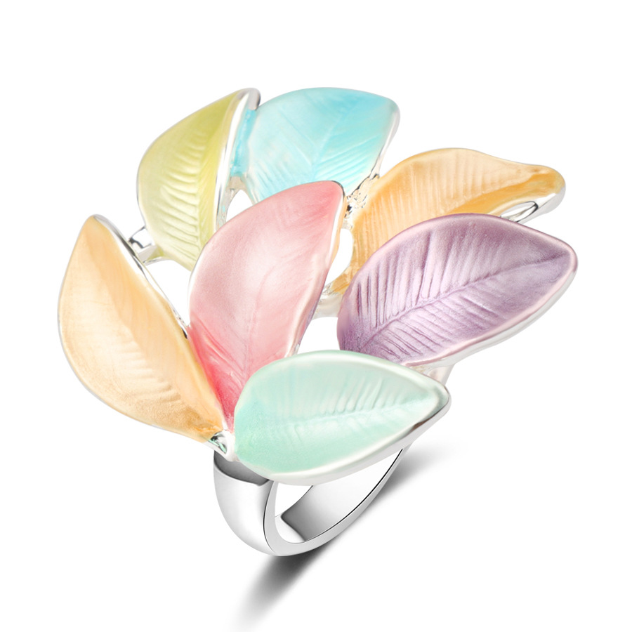 0a119905 0e44 48da 9874 4c0c7246ce6e Colorful leaf ladies ring