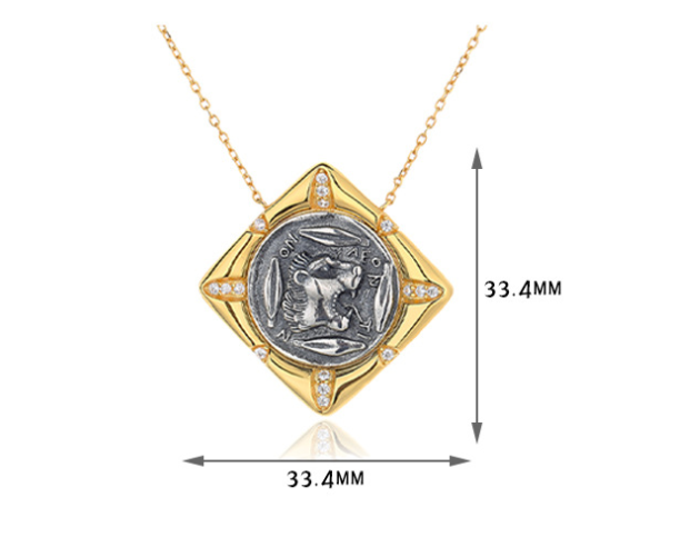 0a6be240 6ee8 4204 96c6 323af013f039 Gold Vintage Coin Sweater Chain