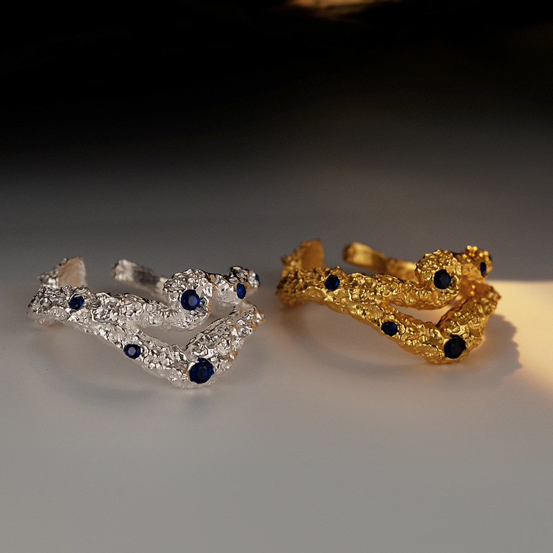 Women's Sterling Silver Hollow Burnt Texture Ring 4 0bf4537d 3933 46e3 8f6b e89b945106ce Women's Sterling Silver Hollow Burnt Texture Ring