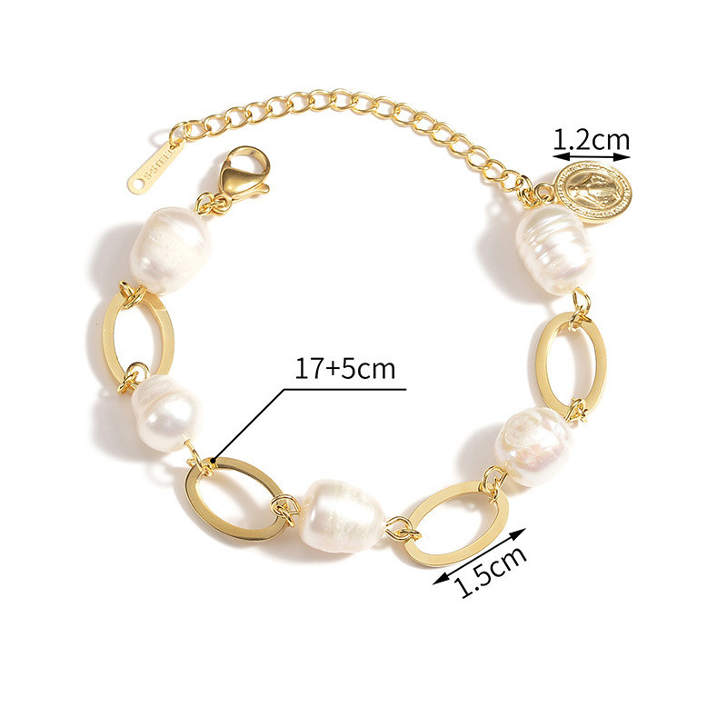 Cold 14K Gold Baroque Pearl Bracelet 2 0c1338a0 5df9 4ecf 8e7d 4e49eb6065bb Cold 14K Gold Baroque Pearl Bracelet