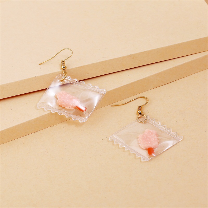 0c6ab764 6f8a 4ce0 b378 69194a2dc98b Personality Candy Net Red Pop Earrings