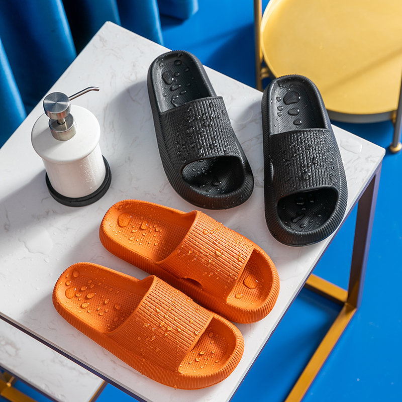 Summer Home Household Bath EVA Solid Sandals And Slippers