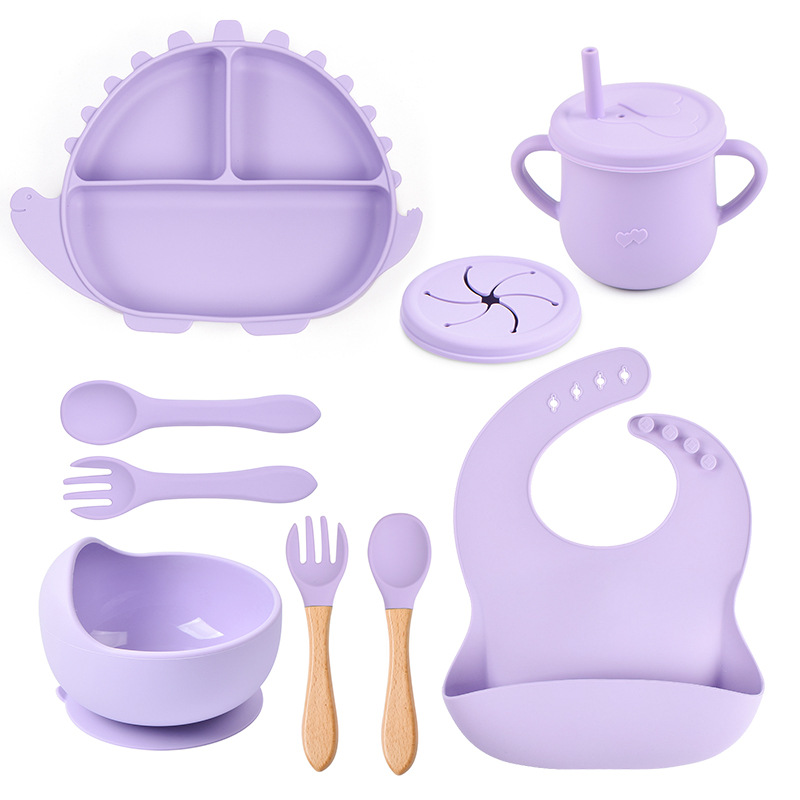 All in One Silicone Dining Dinosaur Set