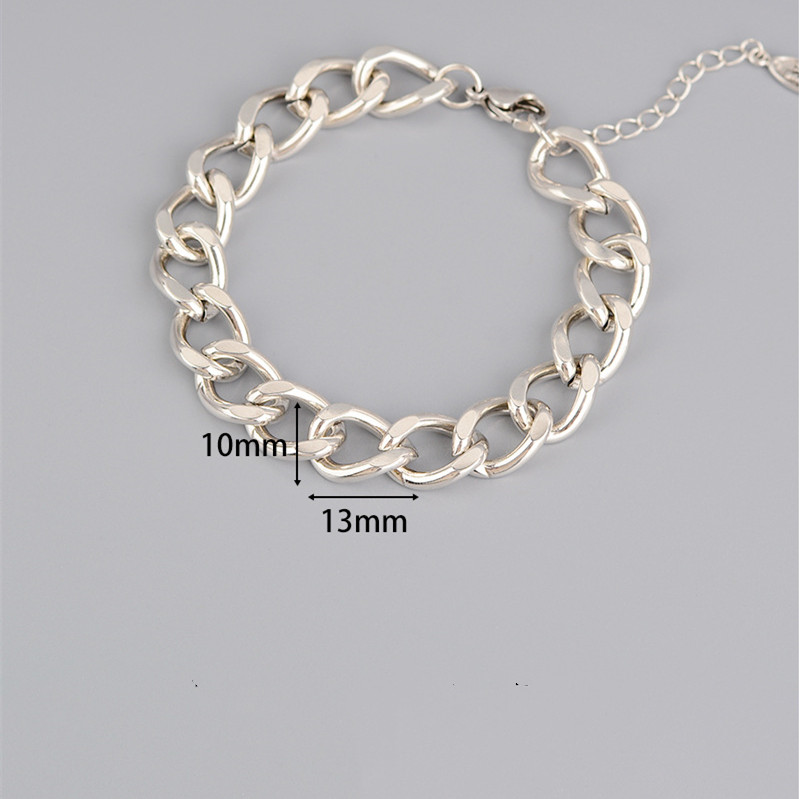 Women's Niche Design Thai Silver Vintage Hip Hop Bracelet 1 144a9c03 7b90 4042 9605 11ab90f541d4 Women's Niche Design Thai Silver Vintage Hip Hop Bracelet