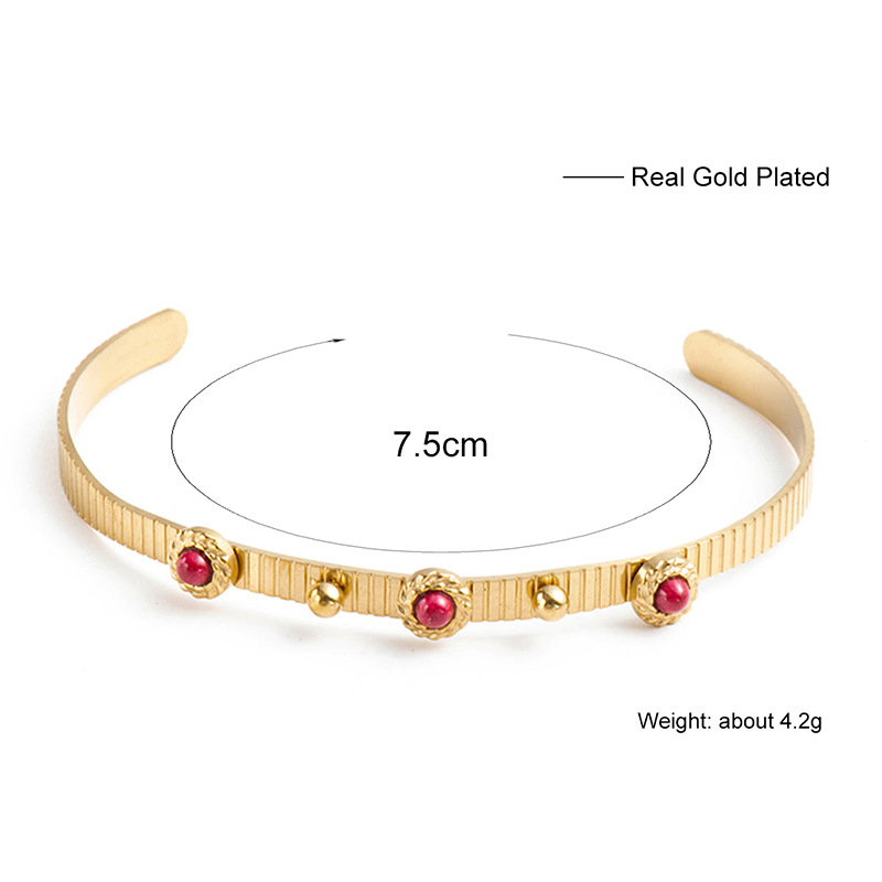 14d53868 ce33 484f ae5f 31abde6ff835 Vintage Natural Stone Adjustable Stainless Steel Bracelet