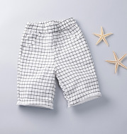 Kids Summer Plaid Cotton Boy Shorts 1-2-3-4-5-6 Years Old