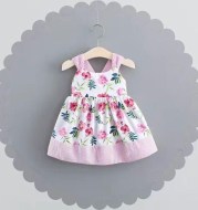 Girls dress a 2021 on behalf of the new summer dress printing sub children 440 girls
