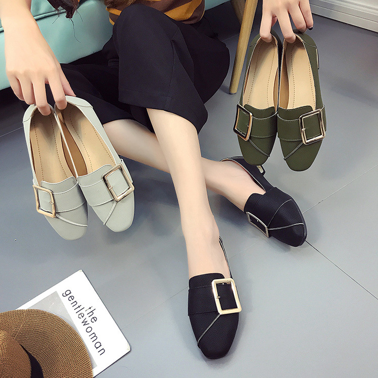 Single-layer shoes for woman