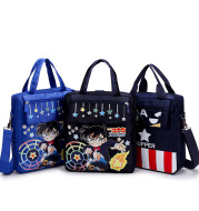 2021 new style bag college wind children's schoolbag multi function double shoulder bag and shoulder slant Handbag Bag