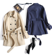 British style boutique double breasted coat 2021 female in long coats coat new coat clothing wholesale