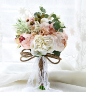 Christmas gifts, wedding and gift products creative foreign trade, European and American outdoor style brides holding flowers D520