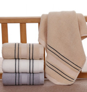 Gaoyang factory wholesale pure cotton 32 strand double silk absorbent towel gift custom LOGO daily necessities towel promotion