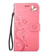 Rhinestone leather case all-inclusive anti-fall leather case