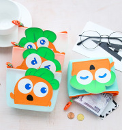 New ideas lovable guard radish zero purse jelly glue smallcartoon hand with zero Purse