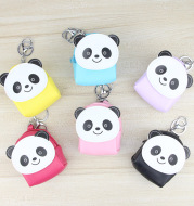 Panda series children cartoon zero wallet lady small bag key button coin bag small purse wholesale