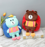 Cartoon cute baby baby boys and Girls Mini Book Bag 1-3 year old backpack tide
