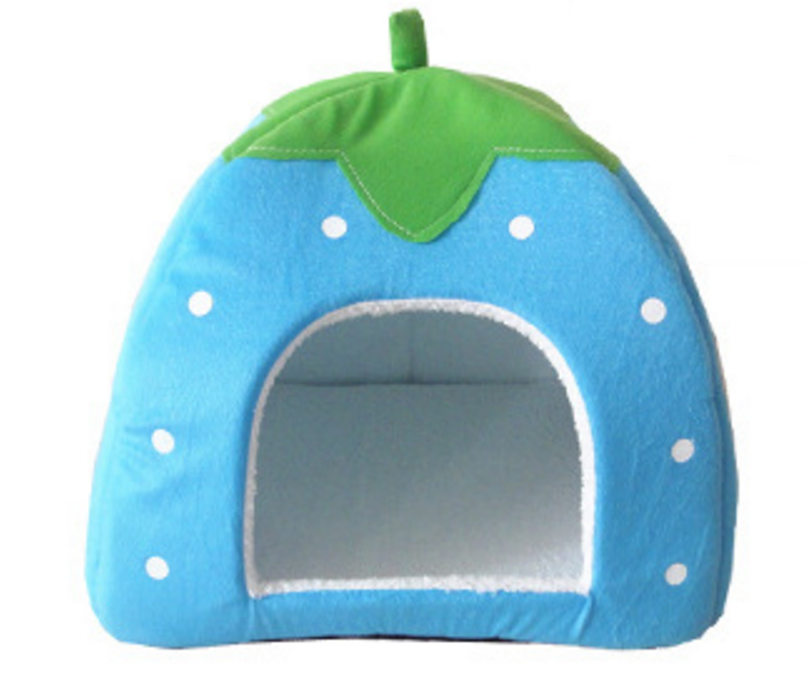 strawberry dog bed