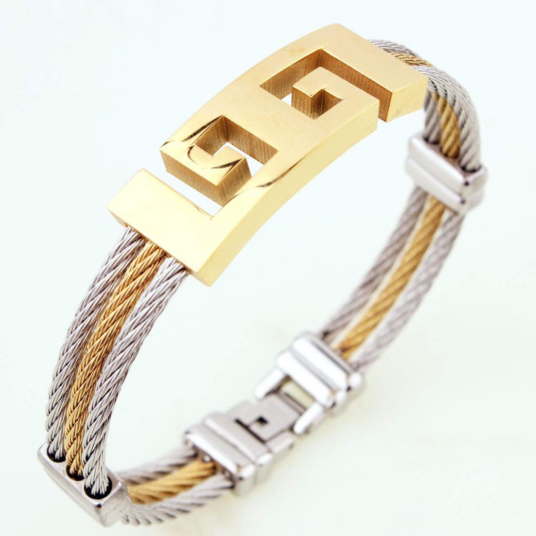 3950947533 1402633683 - Three-ring wire braided hemp rope bracelet