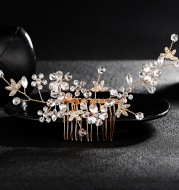 Europe and South Korea Rhinestone BRIDE headdress comb comb wedding wedding jewelry accessories factory