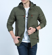 2021 new type of clothing male autumn thin jacket windproof waterproof jacket 2180