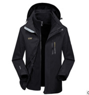 Two pieces of waterproofing and warm warming jacket