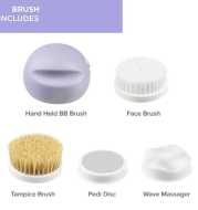 2021 new arrival bb brush 4 in 1 hand home spa bb peeling brush cleaning massage tampico as seen on tv