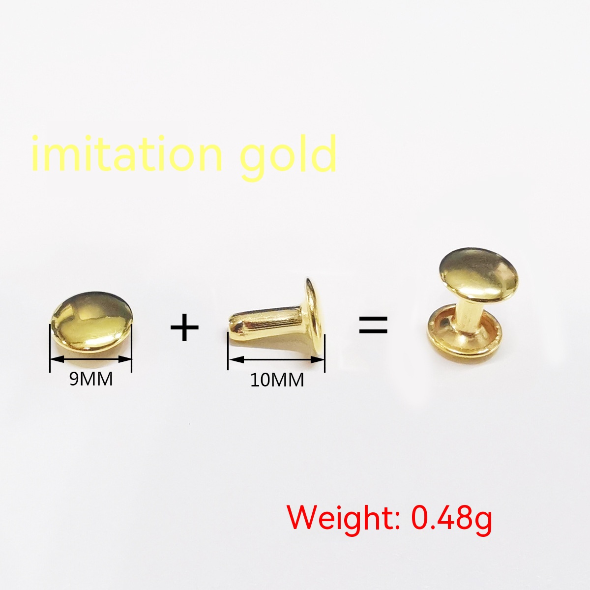 Title 24, Belt DIY Mounted Rivet Double-sided Rivet Small...