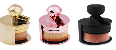 Color: Black - Seal makeup brush facial tool seal foundation brush loose powder brush single brush
