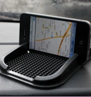 Vehicle mounted antiskid pad iphone7P mobile phone navigation multi-functional support Pu box OPP bag