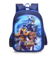 Wholesale foreign trade primary school schoolbag new Korean cartoon cartoon 3D King glorified children's shoulders