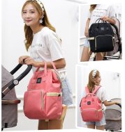 Mummy bag maternal and child package large capacity shoulder storage bag multi-function baby out USB rechargeable backpack