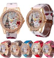 New Vintage Paris Eiffel Tower Women's Quartz Watch Women Girls Ladies Students Casual Wristwatch Relojes