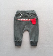 2021 boys casual pants autumn loaded Korean children's casual sweatpants baby cartoon loose trousers