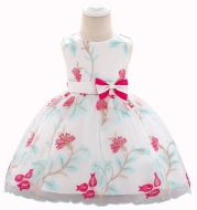 Amazon Source of New Princess Skirts, Embroidered Bowknots, Children''s Performing Dresses in Summer of 2021