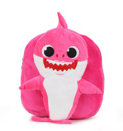 New cartoon boys and girls backpack shoulders cute plush preschool class pupils school bag