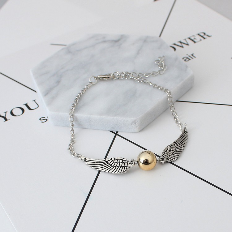 bracelet aile d'ange argenté