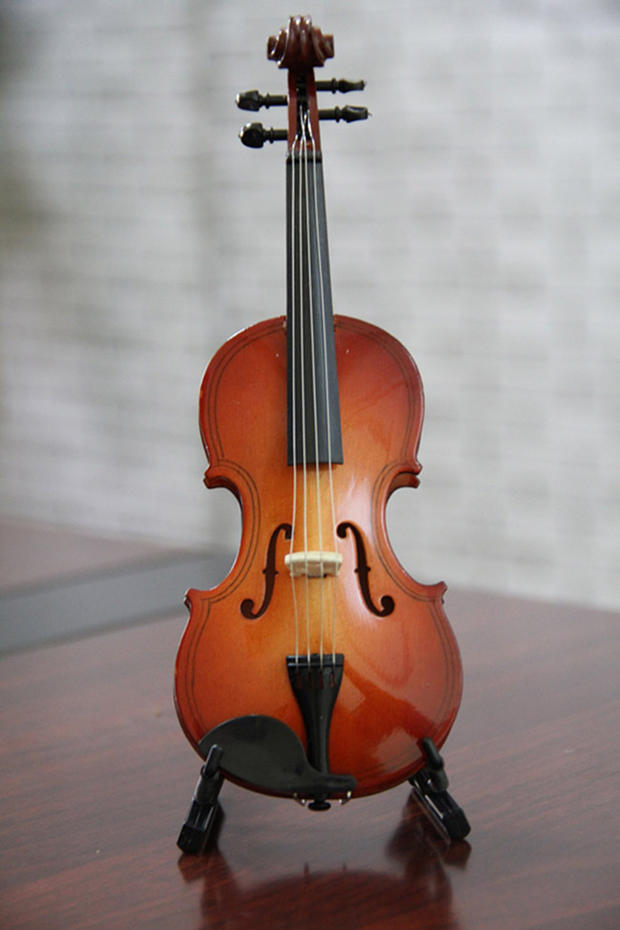 wooden toy violin