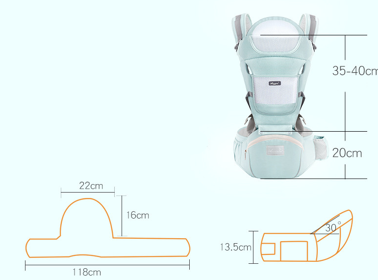 The Support Carrier Breathe Length, Width and Height