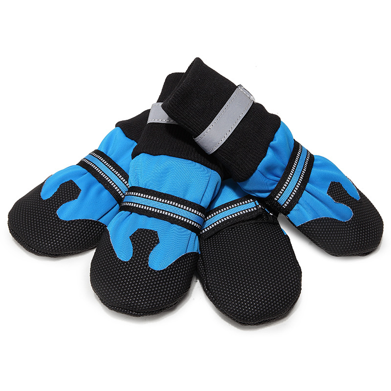 DogMEGA Double Reflective Bandage Dog Shoes | Snow Anti-slip Shoes for Medium and Large Dog