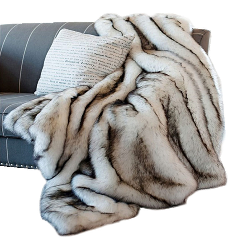 Fur Blanket Home Decoration Of High-end Model Room