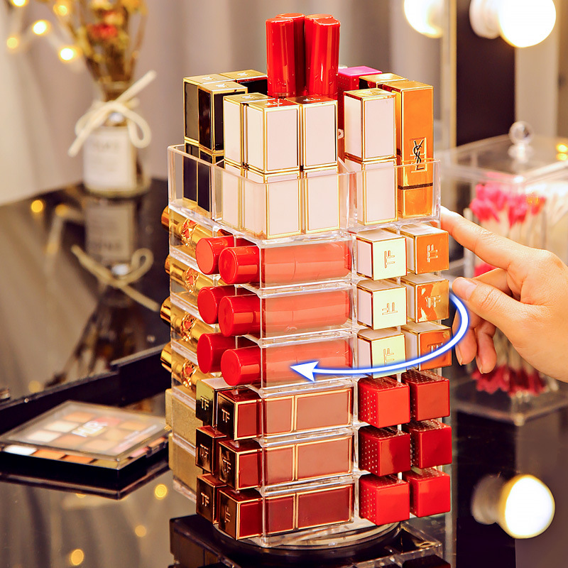 Elevate your vanity with our Lipstick Holder, a chic and functional makeup organizer shelf. image 3
