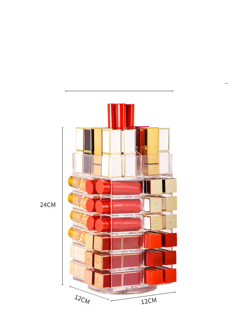 Elevate your vanity with our Lipstick Holder, a chic and functional makeup organizer shelf. image 1