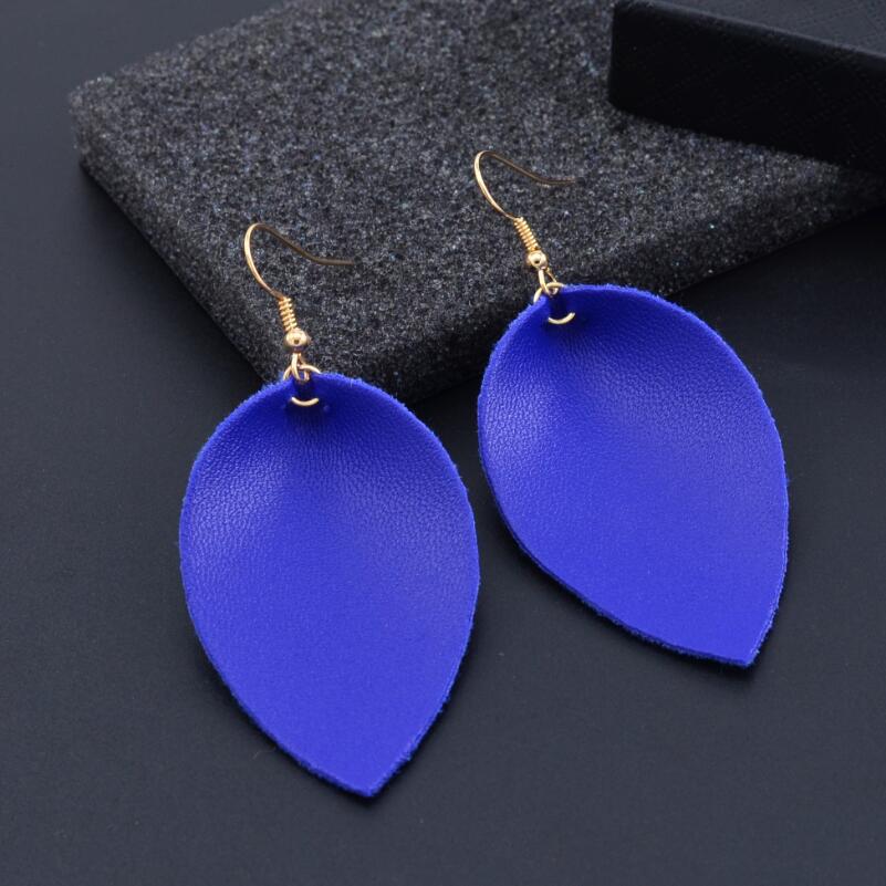 1612592594947 New Style Earrings European And American Simple First Layer Cowhide Earrings Simple