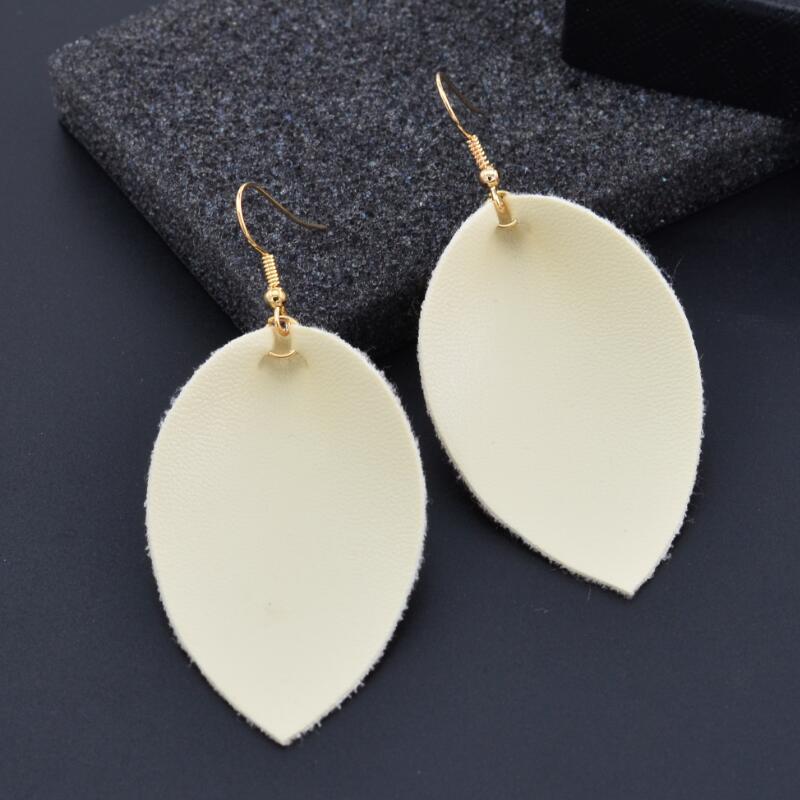 1612592594994 New Style Earrings European And American Simple First Layer Cowhide Earrings Simple
