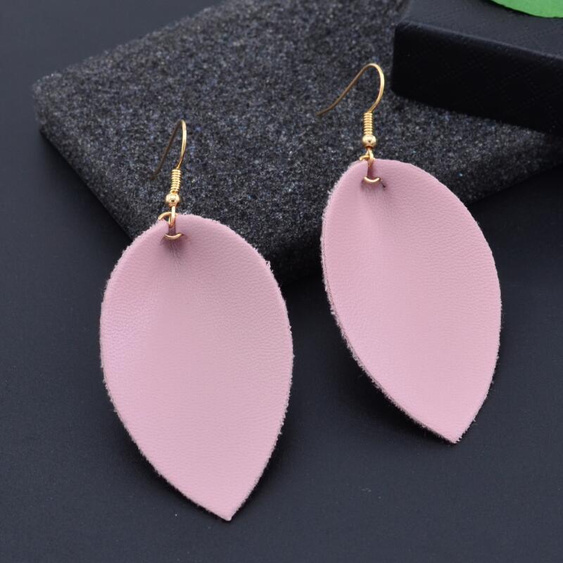 1612592595248 New Style Earrings European And American Simple First Layer Cowhide Earrings Simple